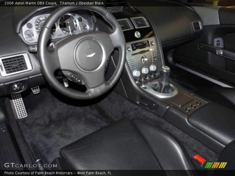 Obsidian Black Interior - 2006 DB9 Coupe 