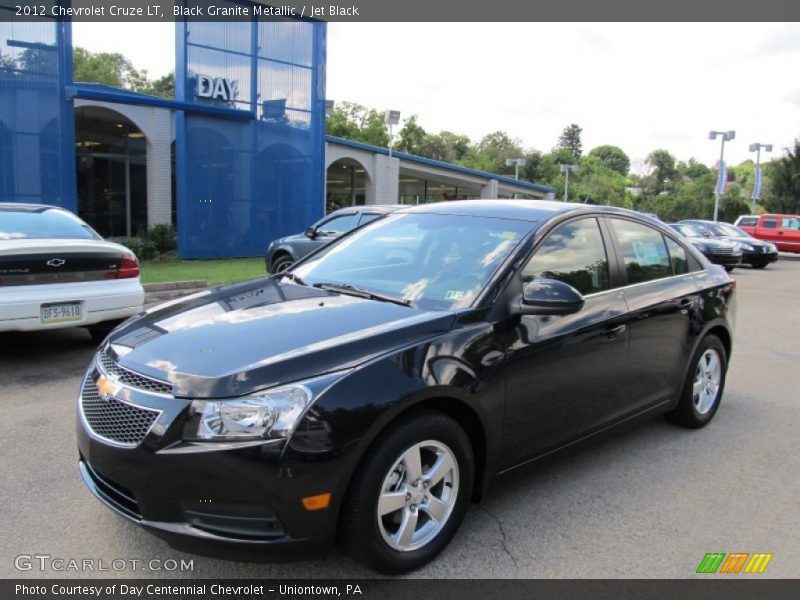 Black Granite Metallic / Jet Black 2012 Chevrolet Cruze LT
