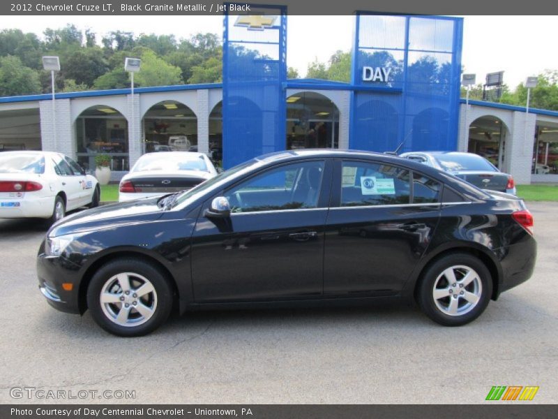 Black Granite Metallic / Jet Black 2012 Chevrolet Cruze LT