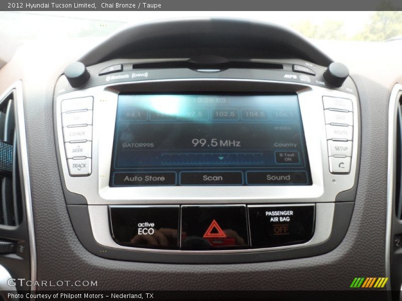 Controls of 2012 Tucson Limited