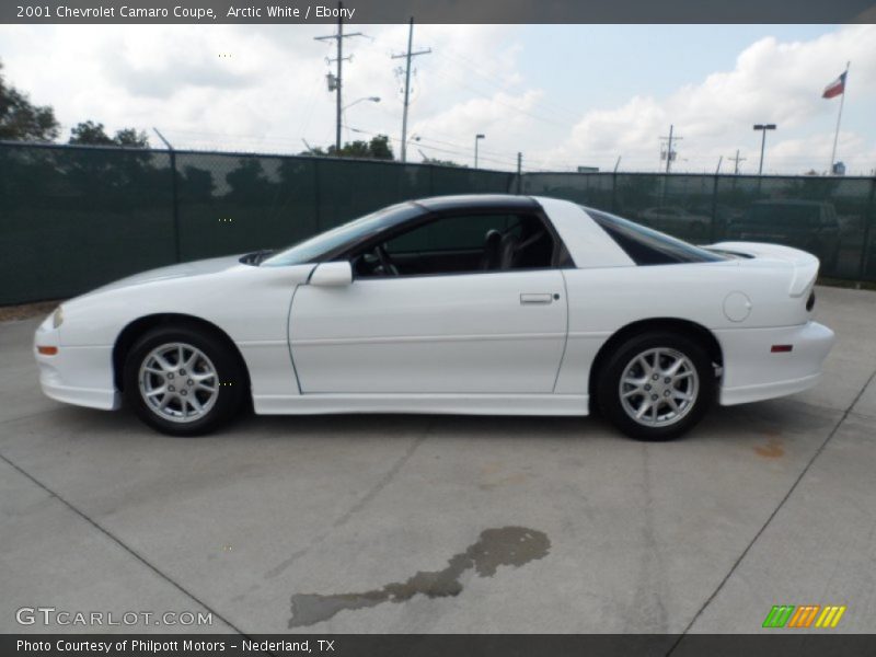 Arctic White / Ebony 2001 Chevrolet Camaro Coupe