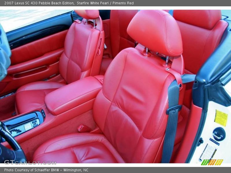 Starfire White Pearl / Pimento Red 2007 Lexus SC 430 Pebble Beach Edition