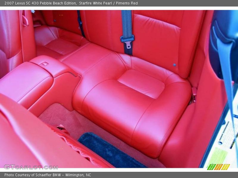 Starfire White Pearl / Pimento Red 2007 Lexus SC 430 Pebble Beach Edition