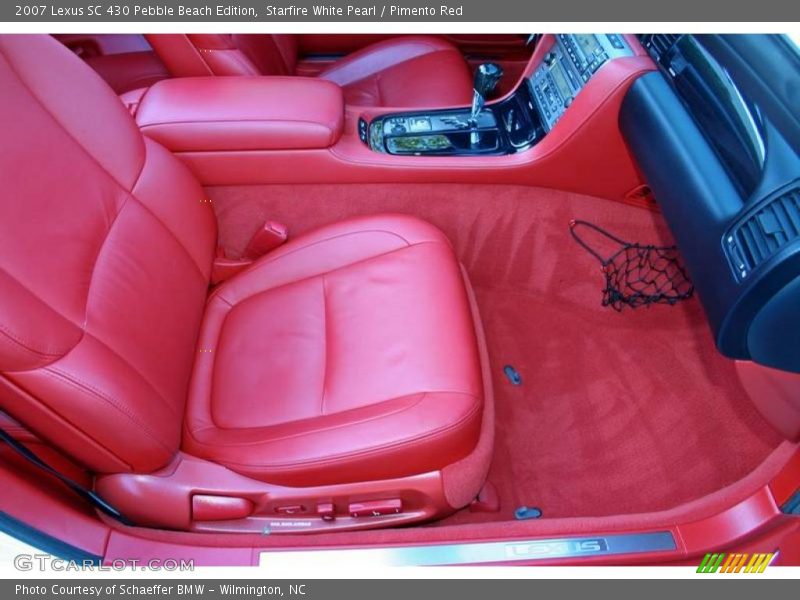 Starfire White Pearl / Pimento Red 2007 Lexus SC 430 Pebble Beach Edition