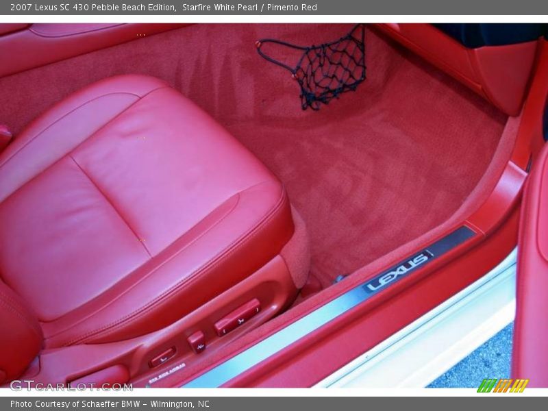 Starfire White Pearl / Pimento Red 2007 Lexus SC 430 Pebble Beach Edition