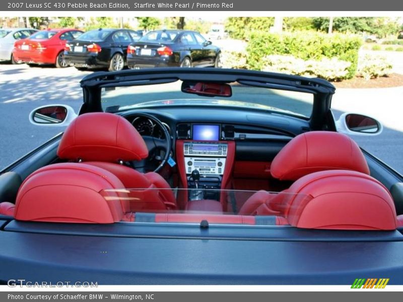 Starfire White Pearl / Pimento Red 2007 Lexus SC 430 Pebble Beach Edition