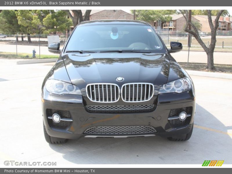 Black Sapphire Metallic / Black 2012 BMW X6 xDrive50i