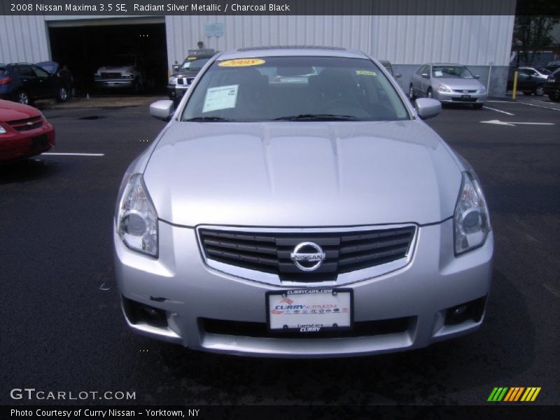 Radiant Silver Metallic / Charcoal Black 2008 Nissan Maxima 3.5 SE