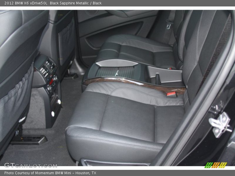 Black Sapphire Metallic / Black 2012 BMW X6 xDrive50i