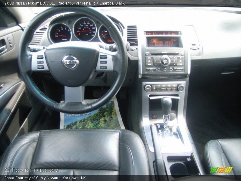 Radiant Silver Metallic / Charcoal Black 2008 Nissan Maxima 3.5 SE