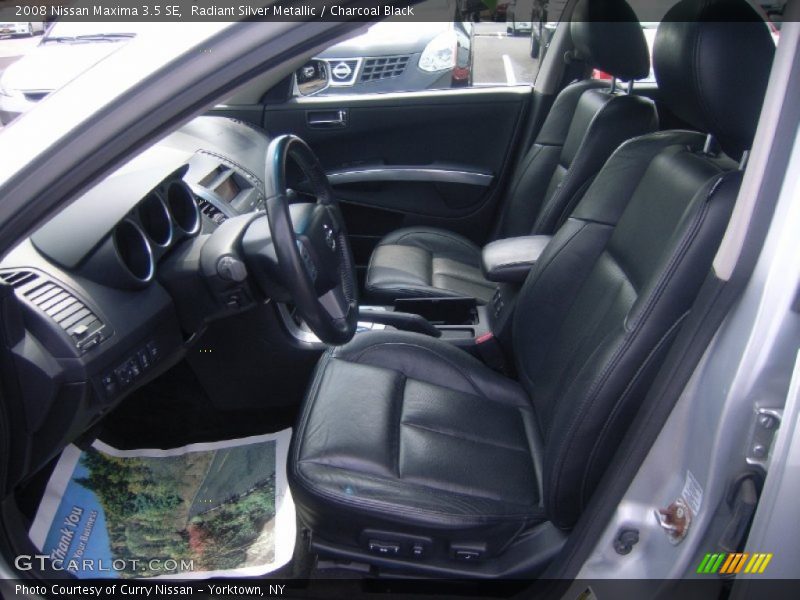 Radiant Silver Metallic / Charcoal Black 2008 Nissan Maxima 3.5 SE