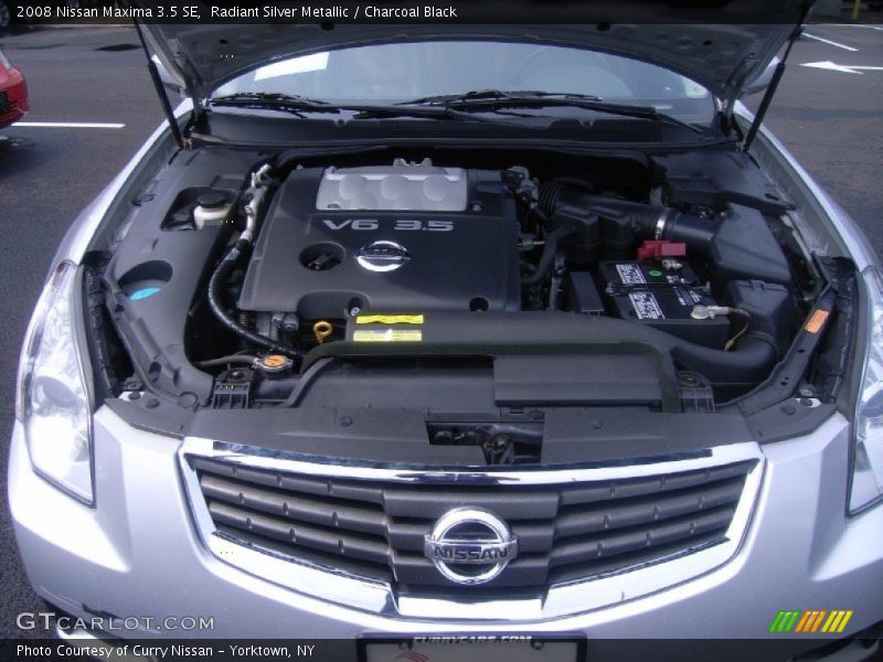 Radiant Silver Metallic / Charcoal Black 2008 Nissan Maxima 3.5 SE