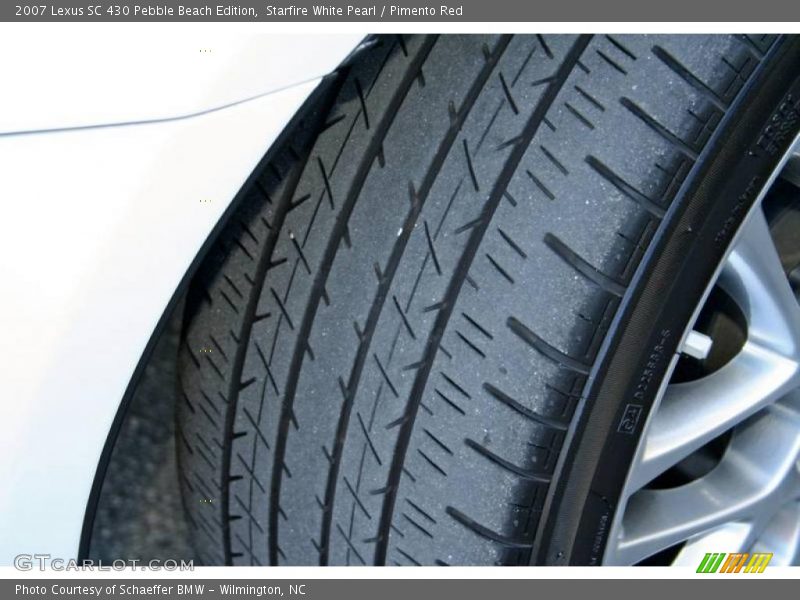 Starfire White Pearl / Pimento Red 2007 Lexus SC 430 Pebble Beach Edition