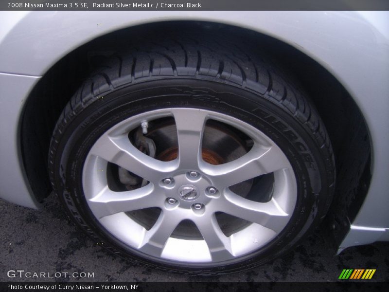 Radiant Silver Metallic / Charcoal Black 2008 Nissan Maxima 3.5 SE