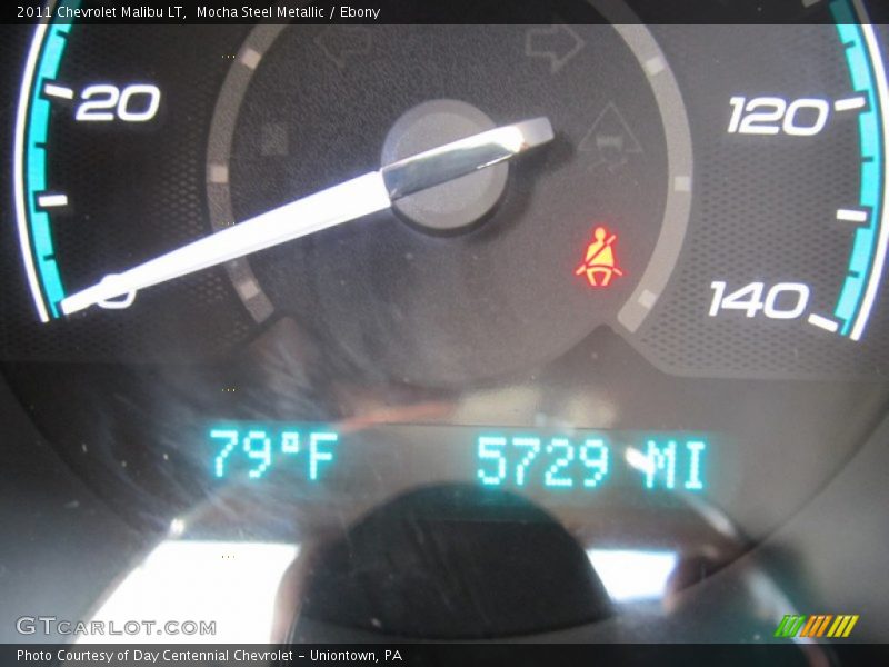 Mocha Steel Metallic / Ebony 2011 Chevrolet Malibu LT