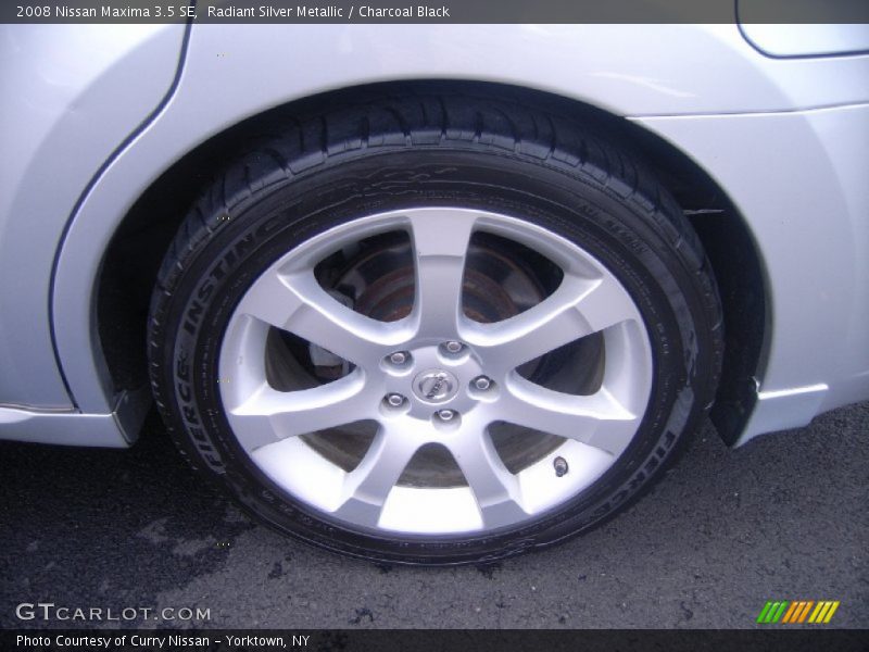 Radiant Silver Metallic / Charcoal Black 2008 Nissan Maxima 3.5 SE