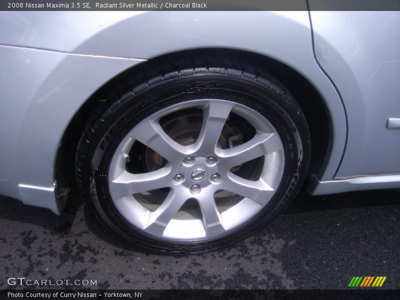 Radiant Silver Metallic / Charcoal Black 2008 Nissan Maxima 3.5 SE