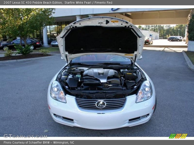 Starfire White Pearl / Pimento Red 2007 Lexus SC 430 Pebble Beach Edition