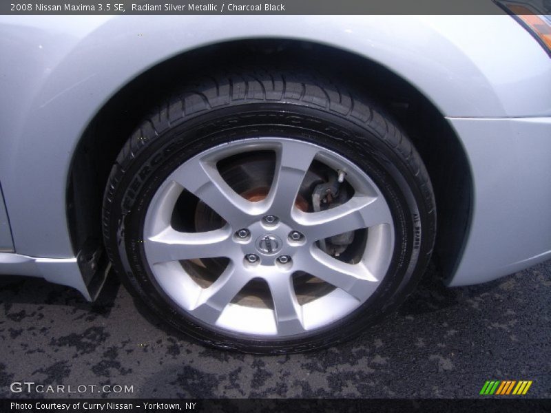 Radiant Silver Metallic / Charcoal Black 2008 Nissan Maxima 3.5 SE