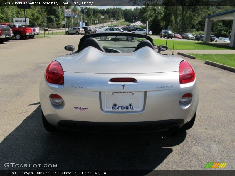 Cool Silver / Ebony 2007 Pontiac Solstice Roadster