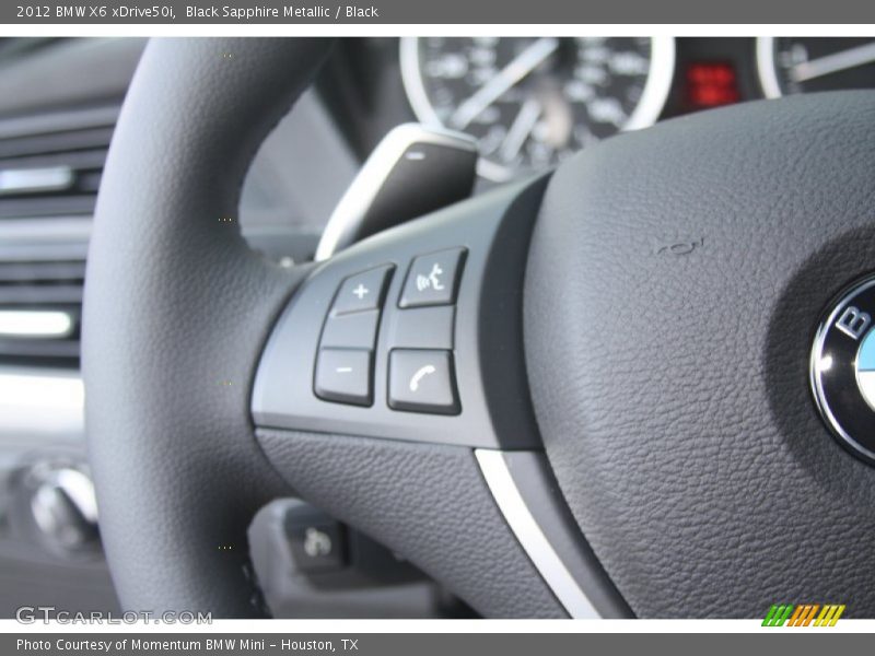 Controls of 2012 X6 xDrive50i