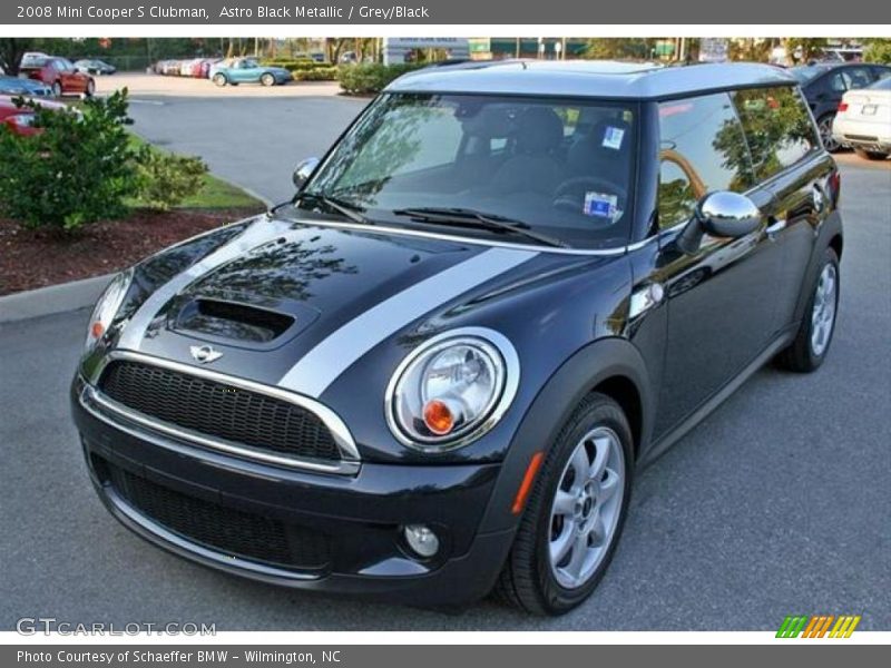 Astro Black Metallic / Grey/Black 2008 Mini Cooper S Clubman