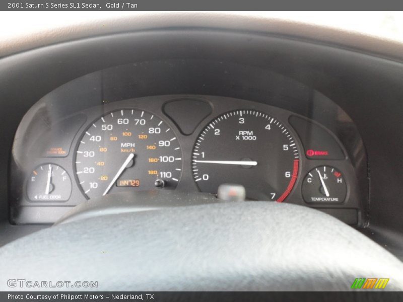  2001 S Series SL1 Sedan SL1 Sedan Gauges