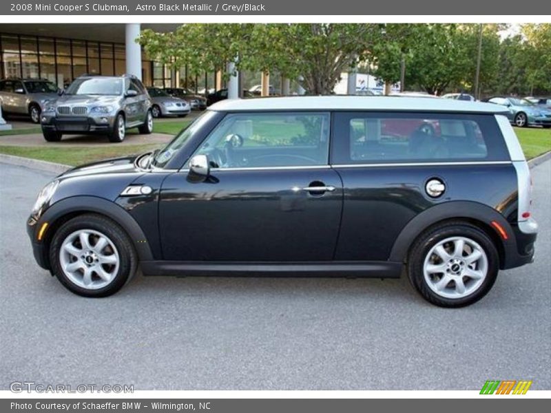 Astro Black Metallic / Grey/Black 2008 Mini Cooper S Clubman