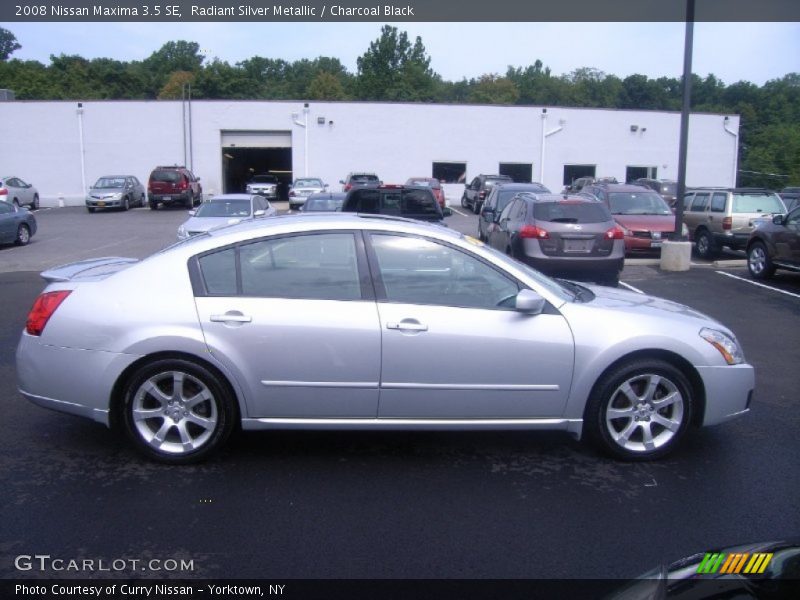 Radiant Silver Metallic / Charcoal Black 2008 Nissan Maxima 3.5 SE