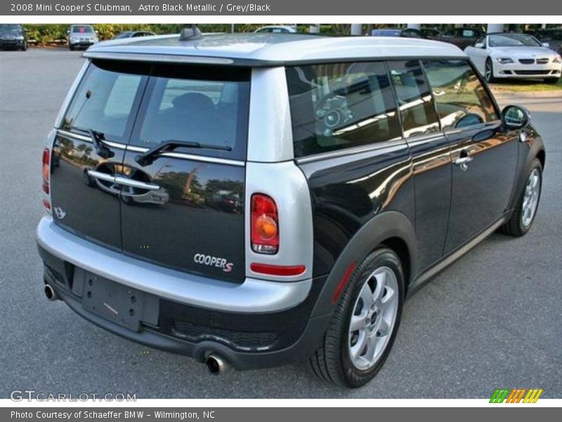 Astro Black Metallic / Grey/Black 2008 Mini Cooper S Clubman