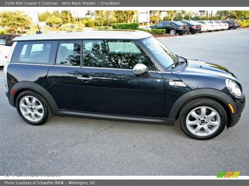 Astro Black Metallic / Grey/Black 2008 Mini Cooper S Clubman