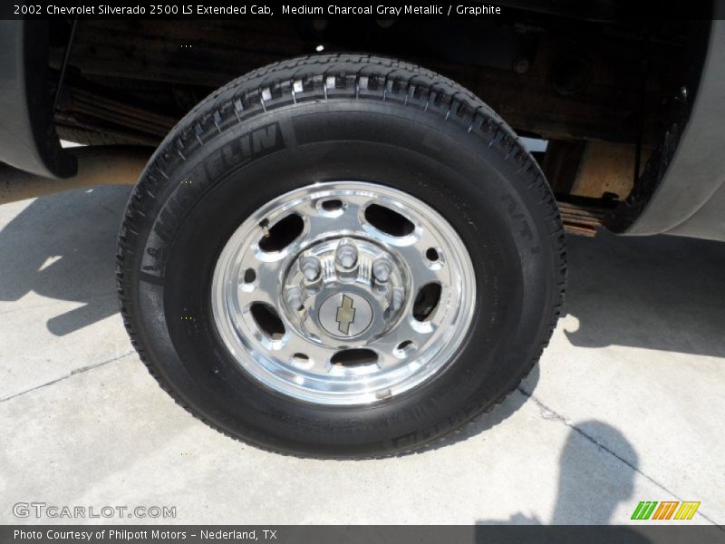 Medium Charcoal Gray Metallic / Graphite 2002 Chevrolet Silverado 2500 LS Extended Cab