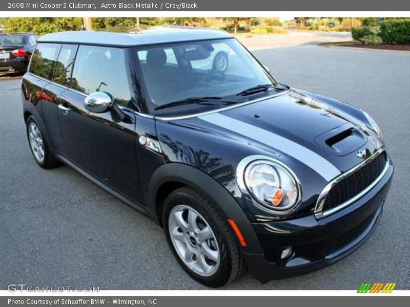 Astro Black Metallic / Grey/Black 2008 Mini Cooper S Clubman