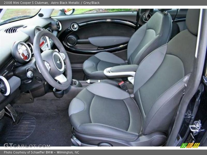 Astro Black Metallic / Grey/Black 2008 Mini Cooper S Clubman