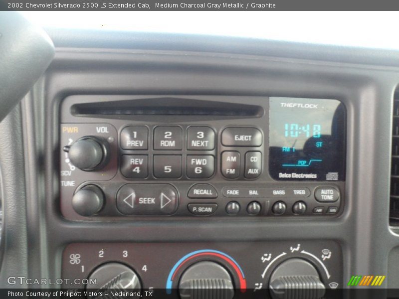 Medium Charcoal Gray Metallic / Graphite 2002 Chevrolet Silverado 2500 LS Extended Cab