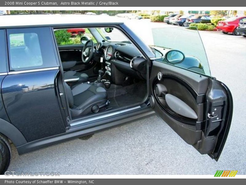 Astro Black Metallic / Grey/Black 2008 Mini Cooper S Clubman