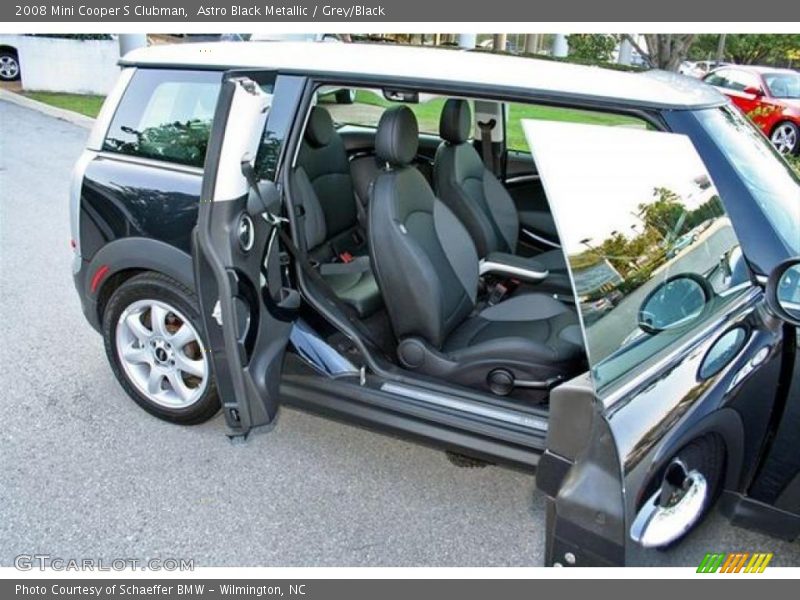 Astro Black Metallic / Grey/Black 2008 Mini Cooper S Clubman