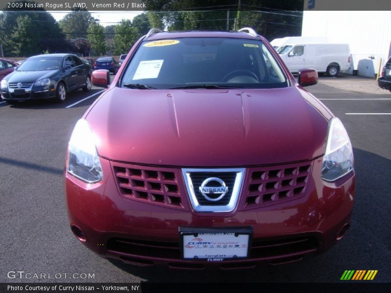 Venom Red / Black 2009 Nissan Rogue SL AWD