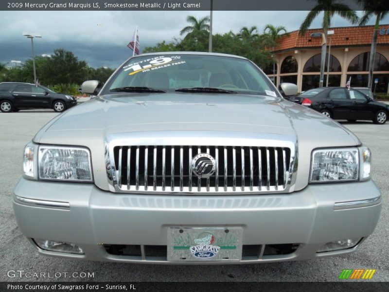 Smokestone Metallic / Light Camel 2009 Mercury Grand Marquis LS
