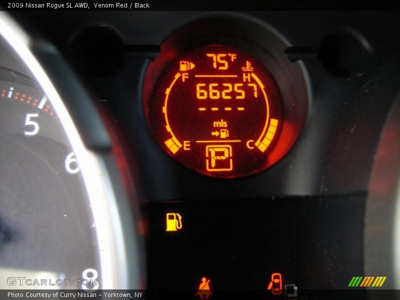 Venom Red / Black 2009 Nissan Rogue SL AWD