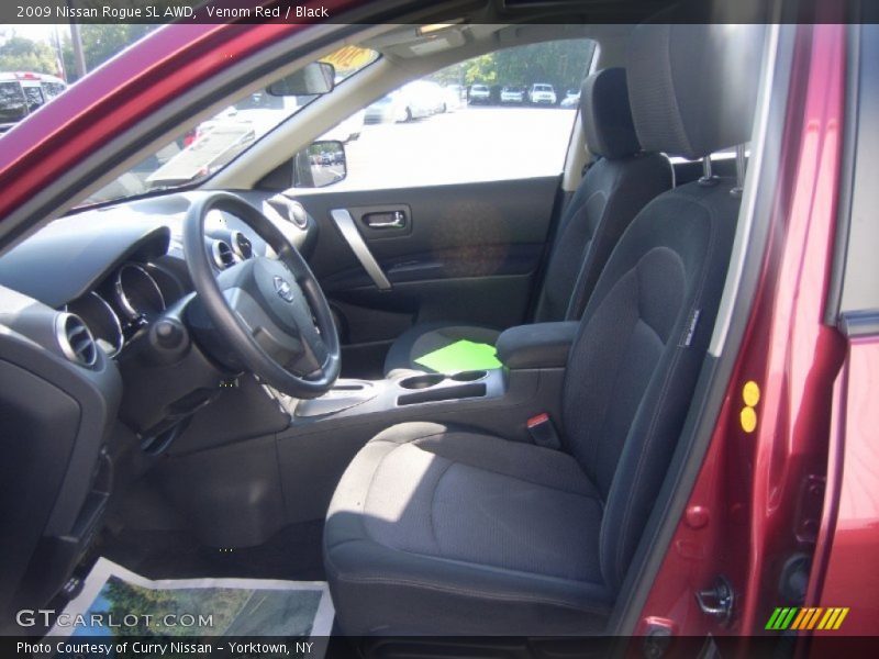 Venom Red / Black 2009 Nissan Rogue SL AWD