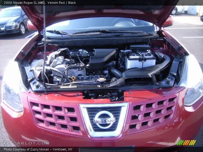 Venom Red / Black 2009 Nissan Rogue SL AWD