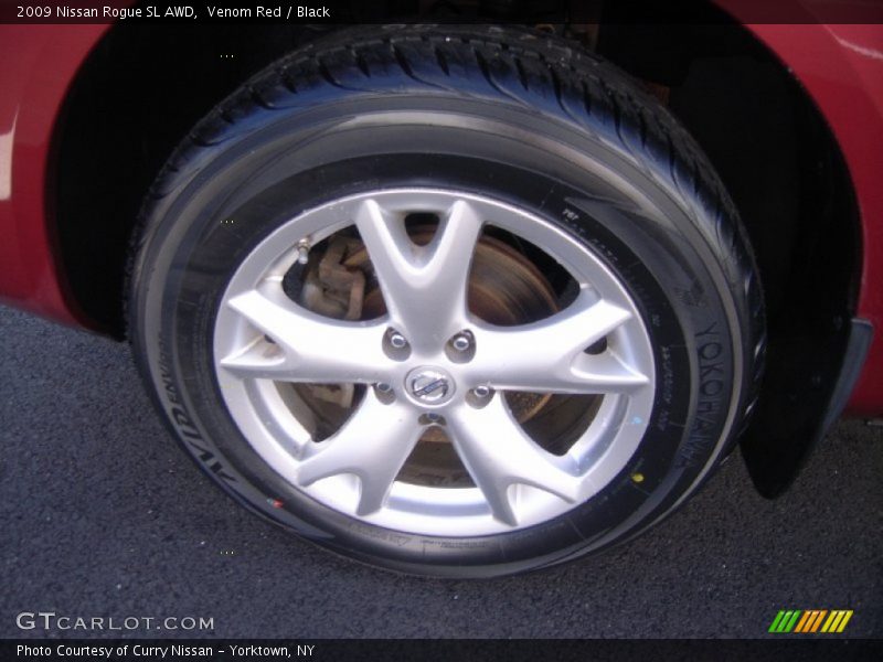 Venom Red / Black 2009 Nissan Rogue SL AWD