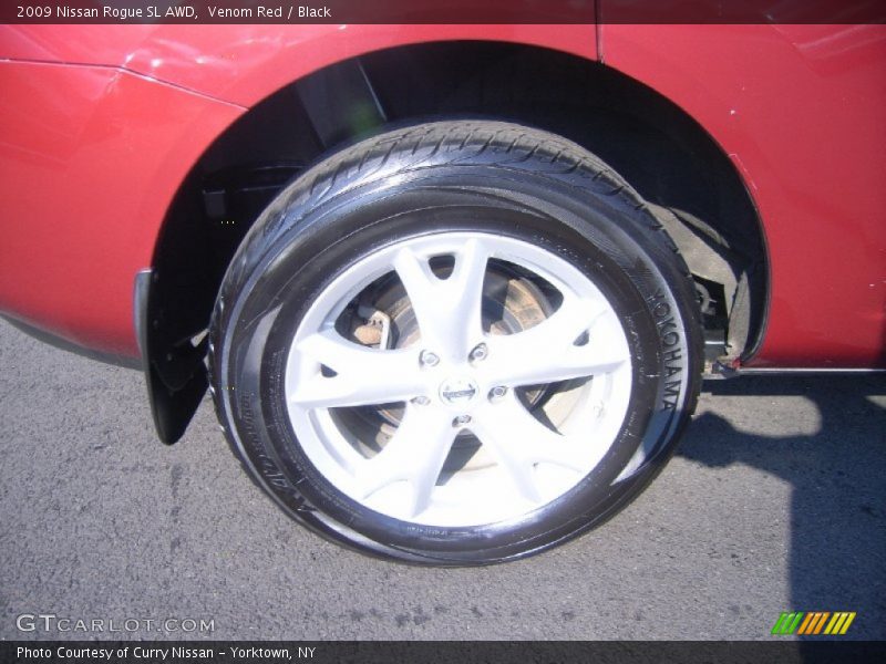 Venom Red / Black 2009 Nissan Rogue SL AWD