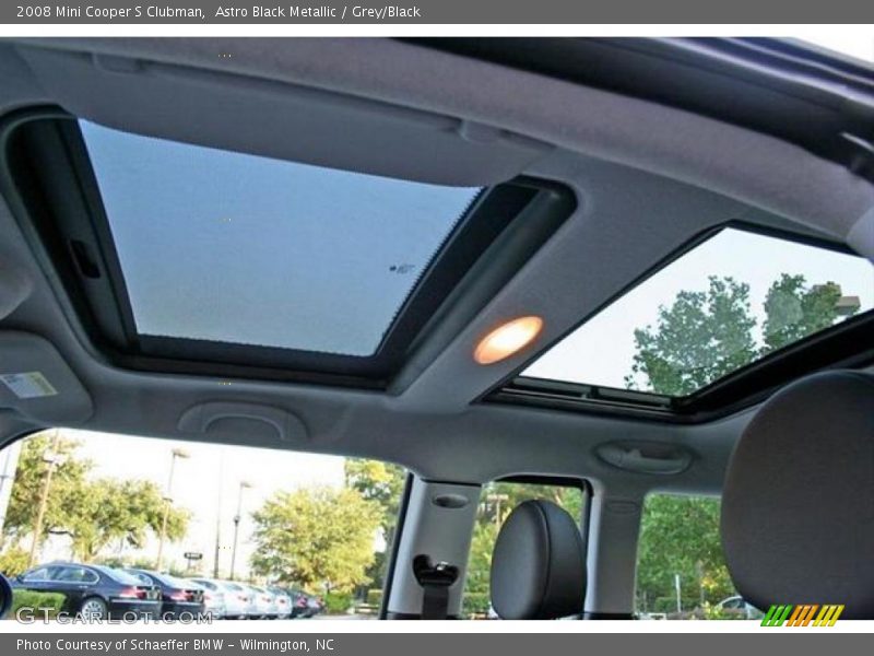 Astro Black Metallic / Grey/Black 2008 Mini Cooper S Clubman