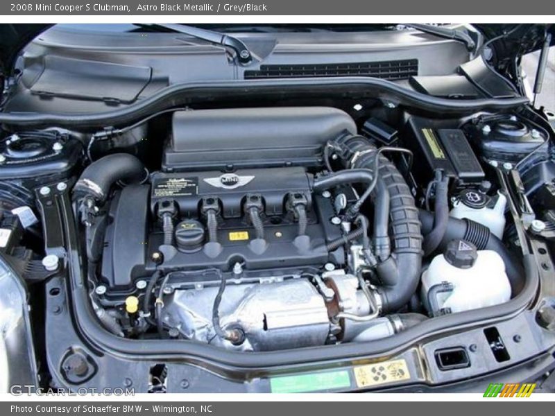 Astro Black Metallic / Grey/Black 2008 Mini Cooper S Clubman