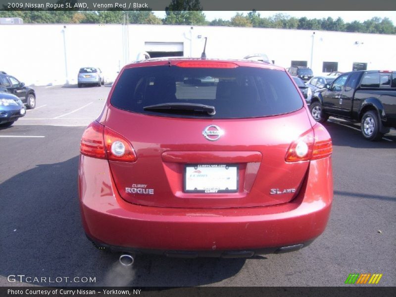 Venom Red / Black 2009 Nissan Rogue SL AWD