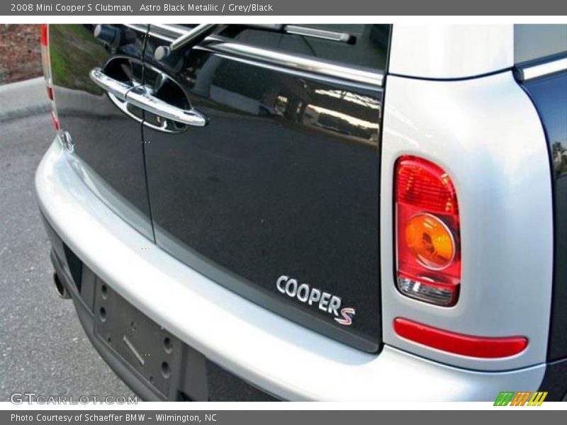 Astro Black Metallic / Grey/Black 2008 Mini Cooper S Clubman