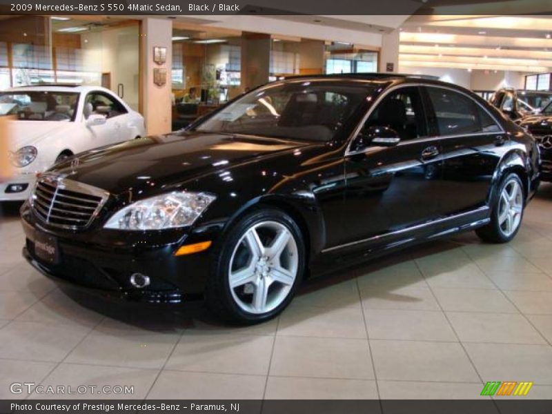 Black / Black 2009 Mercedes-Benz S 550 4Matic Sedan