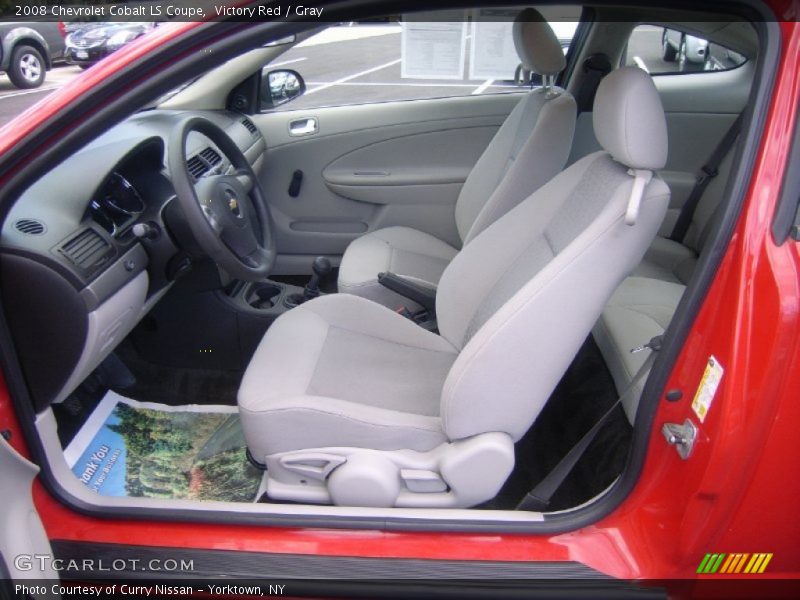 Victory Red / Gray 2008 Chevrolet Cobalt LS Coupe